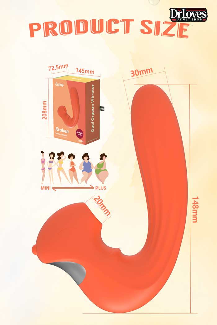  Review Máy Rung Massage Kissen Kraken Rung Hút Kích Thích giá sỉ
