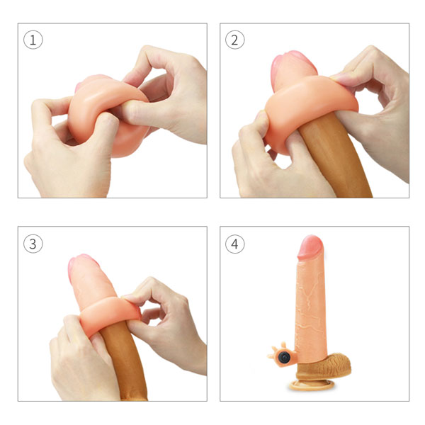  Bán Bao cao su đôn dên Lovetoy Nature Extender cao cấp có rung siêu mềm giá rẻ