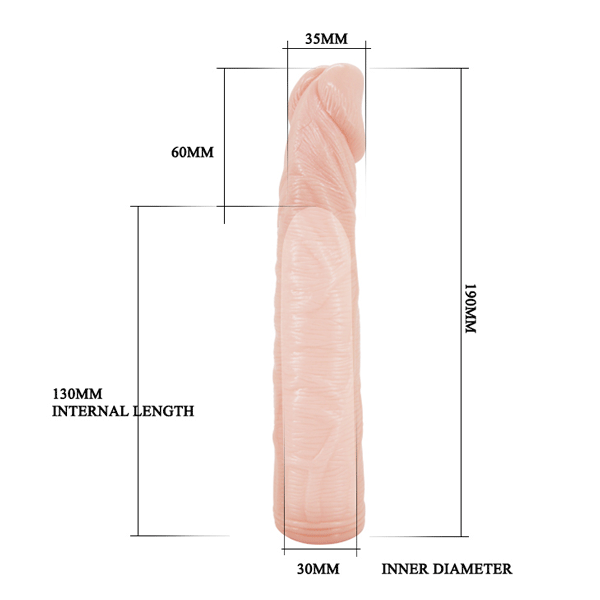  Đánh giá Bao cao su đôn dên Baile Big Man màu da tăng 5cm cao cấp