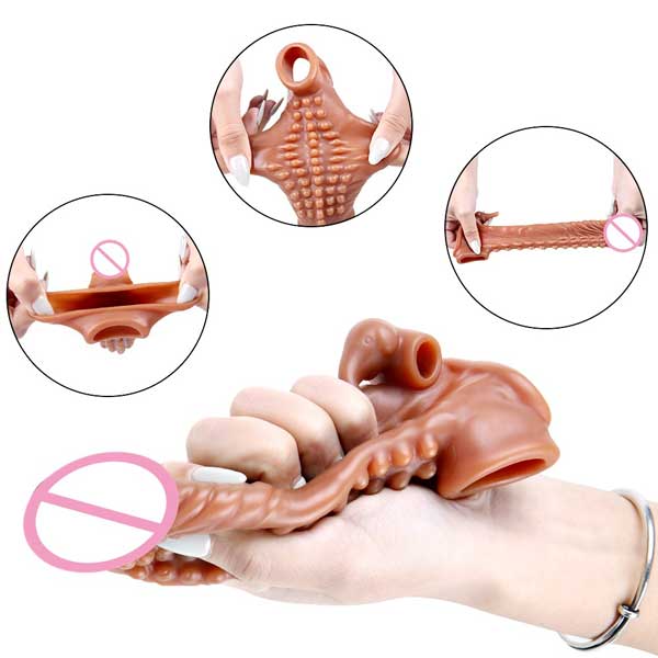  Kho sỉ Bao Cao Su Đôn Dên JIUAI Giống Thật Có Quai Đeo Rung Mạnh chính hãng