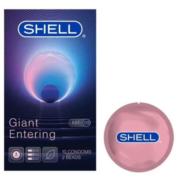  So sánh Bao cao su Shell Giant Entering Gai Gân + 2 Bi tăng 3cm mới nhất