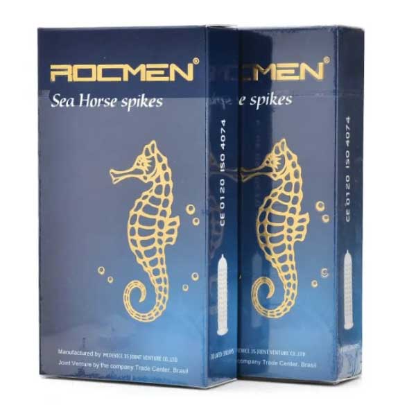  Nơi bán Bao cao su Rocmen Sea Horse spikes Xanh – kéo dài thời gian chính hãng