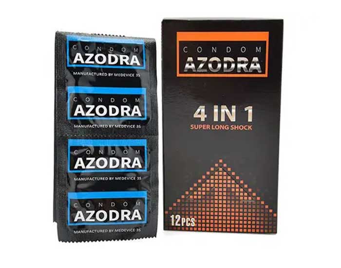  Review Bao cao su AZODRA 4in1 – Kéo dài thời gian + Gai Gân loại tốt