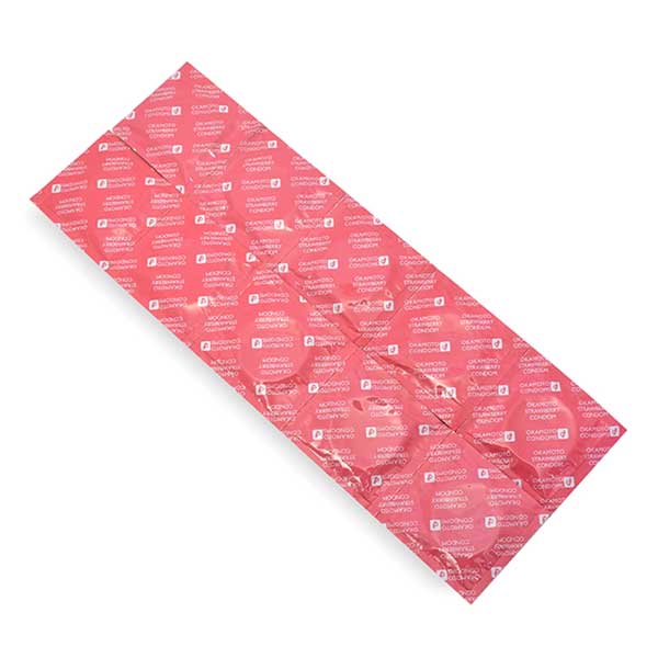 Cung cấp Bao cao su Okamoto Skinless Skin Strawberry hương dâu hàng mới về