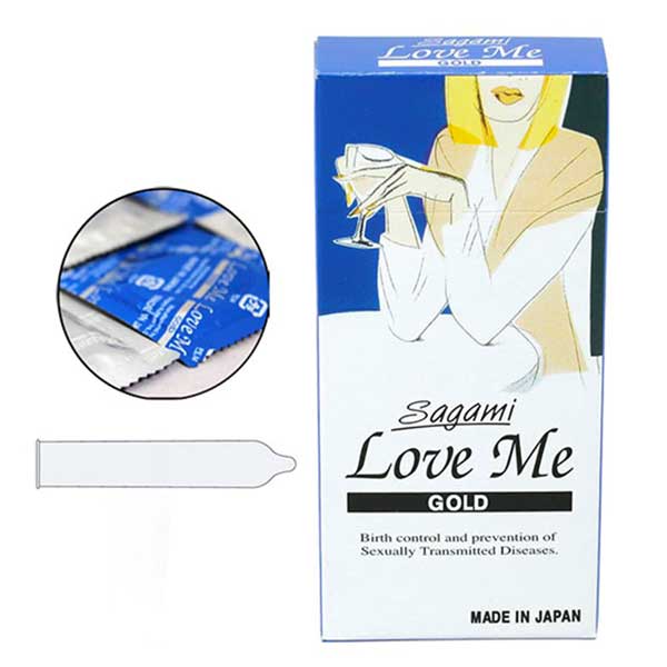 Cung cấp Bao cao su Sagami Love Me Gold siêu mỏng dẻo dai 0.03mm nhập khẩu