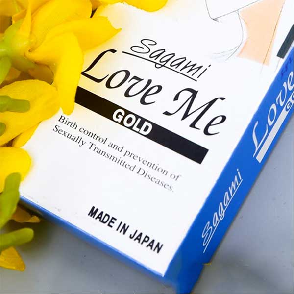 Cung cấp Bao cao su Sagami Love Me Gold siêu mỏng dẻo dai 0.03mm nhập khẩu