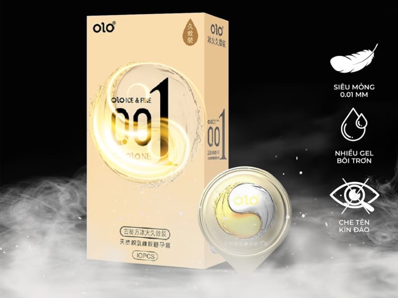  Thông tin Bao cao su OLO Long Box Ice Fire lửa băng kéo dài thời gian siêu mỏng có tốt không?