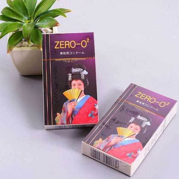  Sỉ Bao cao su Zero O2 siêu mỏng Nhật Bản giá rẻ