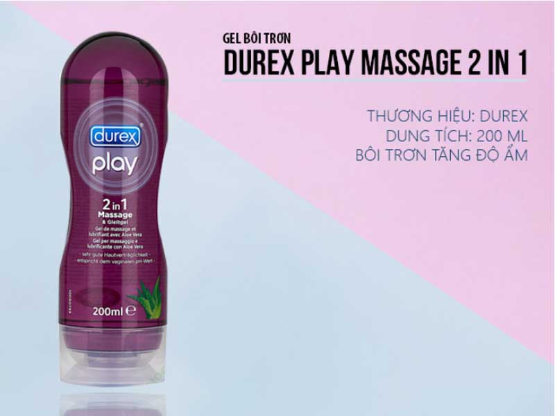  So sánh Gel Bôi Trơn Durex Play Massage 200ml hàng xách tay