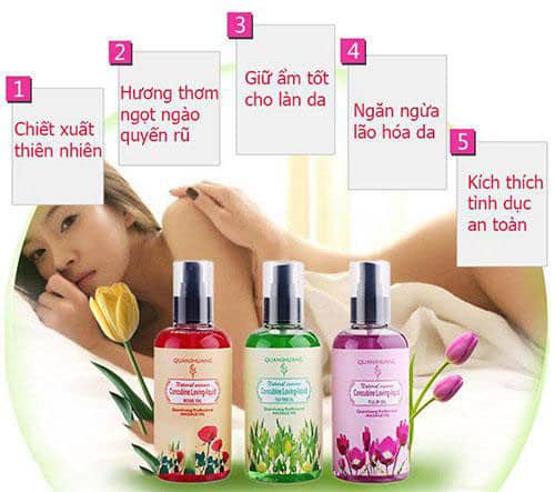  Giá sỉ Gel Bôi Trơn QuanShuang Massage Toàn Thân – Hương Hoa Quyến Rũ hàng xách tay