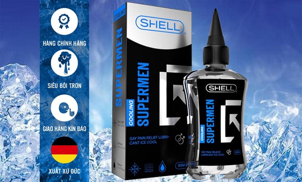  Đánh giá Gel Bôi Trơn Hậu Môn Shell Supermen Cooling – Siêu Mát Lạnh nhập khẩu