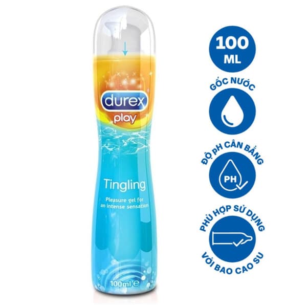  Nơi bán Gel bôi trơn Durex Play TINGLING 100ml làm lạnh tạo hứng khởi mới nhất