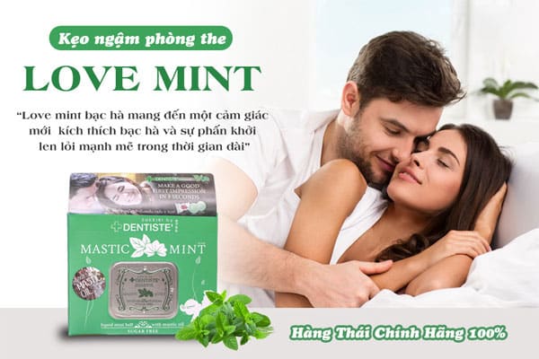  Đại lý Kẹo Ngậm B.J Mastic Mint Bạc Hà Mát Lạnh – hàng Thái Lan chính hãng