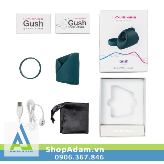 Lovense Gush mát xa dương vật cao cấp điều khiển từ xa rung mạnh Lovense Gush mát xa dương vật cao cấp điều khiển từ xa rung mạnh