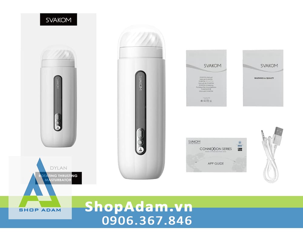Svakom Dylan cốc thủ dâm xoay thụt tự động cao cấp siêu phê
