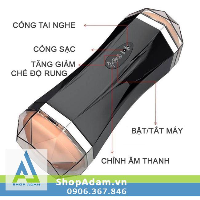 Sextoy nam 2 đầu rung siêu kích thích tăng khoái cảm