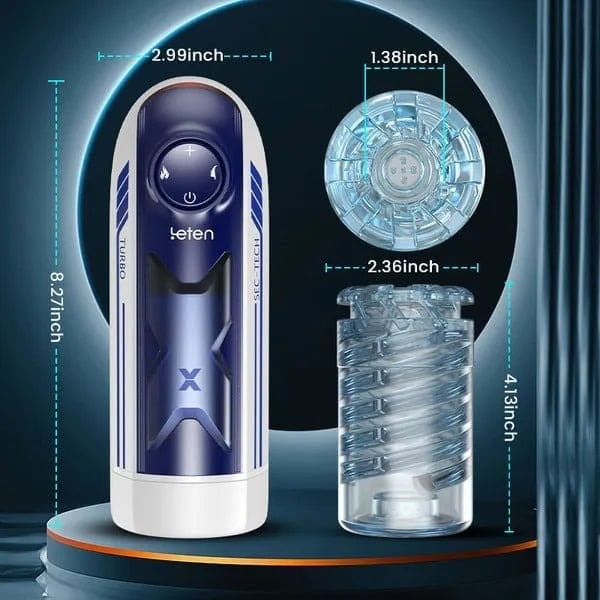 Cung cấp Leten X Speed Turbo máy tự sướng tự động thụt có sưởi ấm và âm thanh cho nam mới nhất