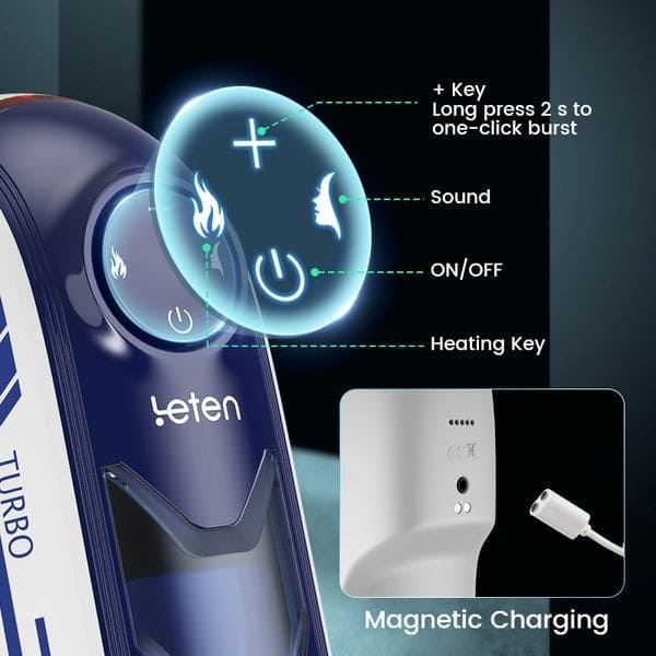 Cung cấp Leten X Speed Turbo máy tự sướng tự động thụt có sưởi ấm và âm thanh cho nam mới nhất