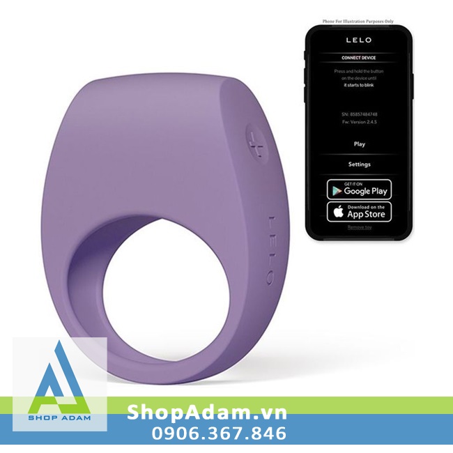 Lelo Tor 3 vòng rung đeo dương vật điều khiển app tiện lợi kích thích