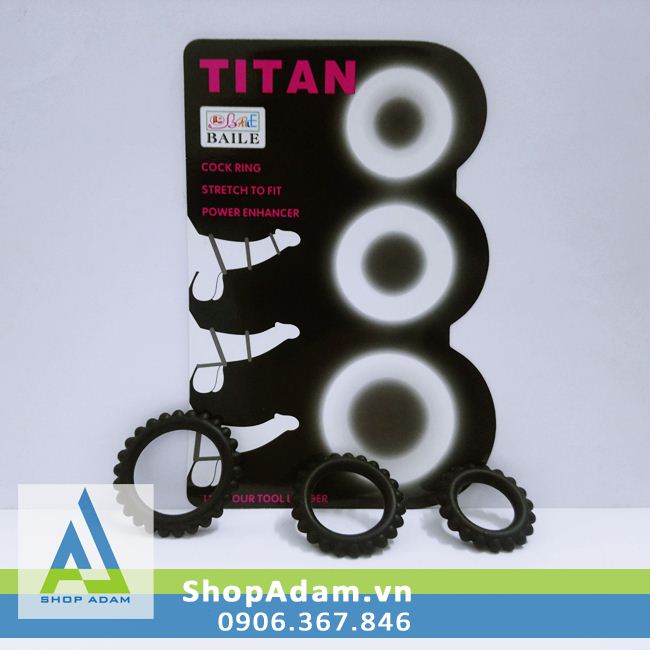 Vòng hãm dương Titan siêu bền tăng cảm giác thăng hoa Vòng hãm dương Titan siêu bền tăng cảm giác thăng hoa