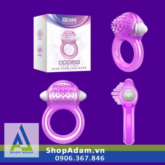 Vòng rung gai kích thích dương vật giá tốt nâng khoái cảm Vòng rung gai kích thích dương vật giá tốt nâng khoái cảm