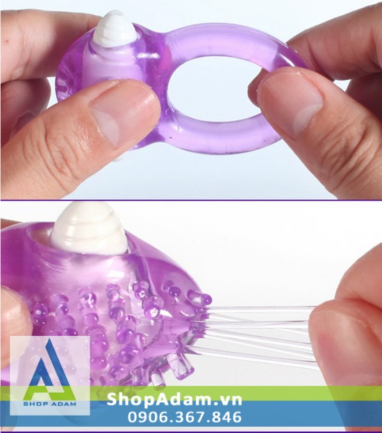 Vòng rung gai kích thích dương vật giá tốt nâng khoái cảm Vòng rung gai kích thích dương vật giá tốt nâng khoái cảm