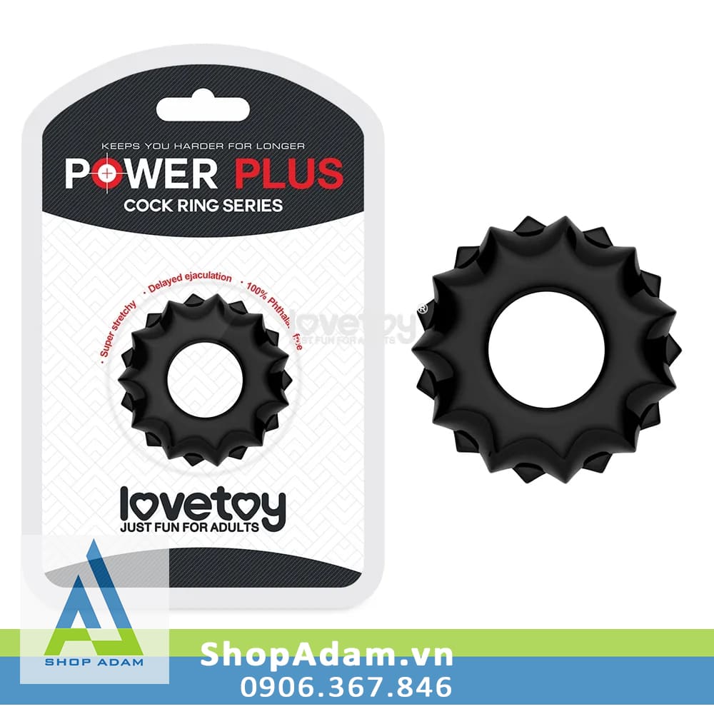 Vòng Đeo Lovetoy Power Plus Chống Xuất Tinh Sớm - Siêu Bền, An Toàn