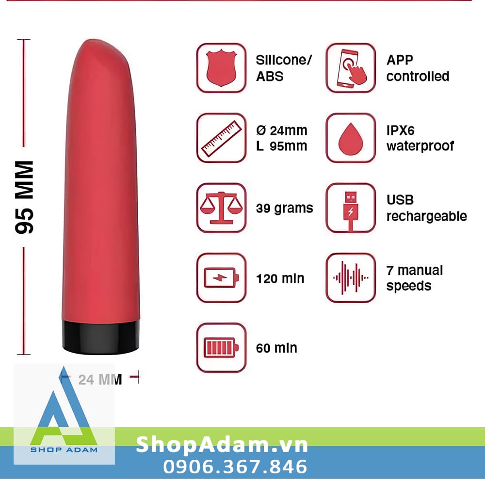 Máy rung trứng điều khiển App Magic Motion Awaken cao cấp tiện lợi