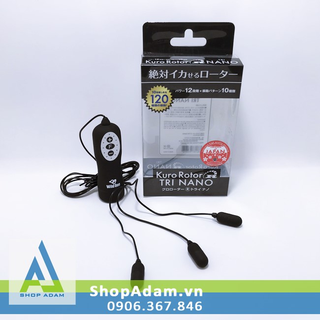 Máy trứng rung mini 3 đầu Kuro Rotor Tri Nano SSI Japan tiện lợi
