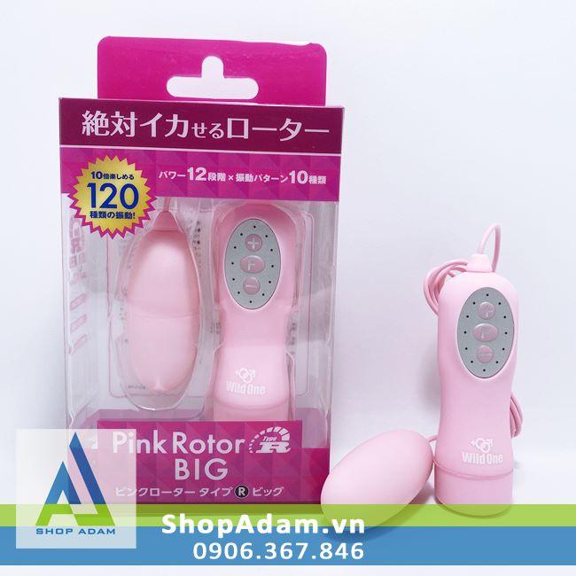Trứng rung Pink Rotor BIG Nhật trọn vẹn cảm xúc 10 chế độ rung