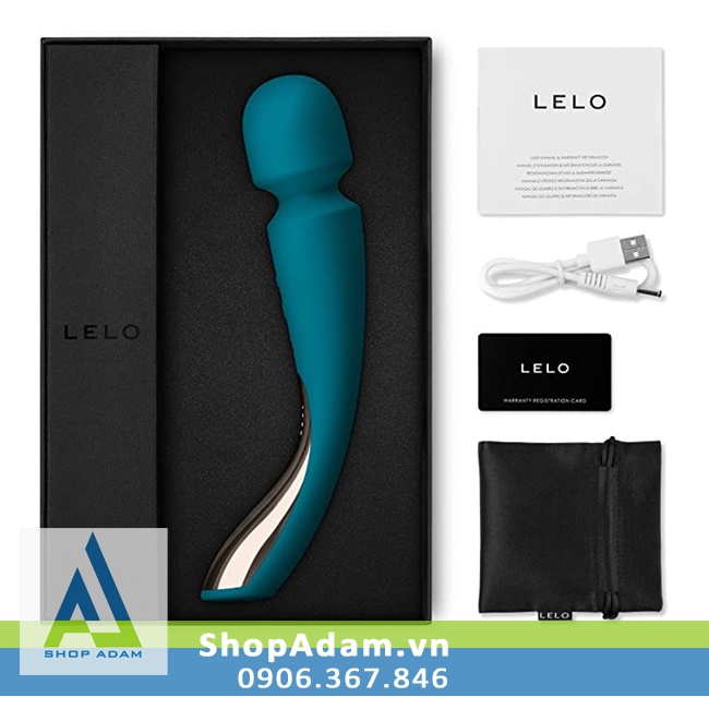 Lelo Smart Wand 2 Medium chày rung cao cấp, siêu mạnh, kích thích âm đạo Lelo Smart Wand 2 Medium chày rung cao cấp, siêu mạnh, kích thích âm đạo