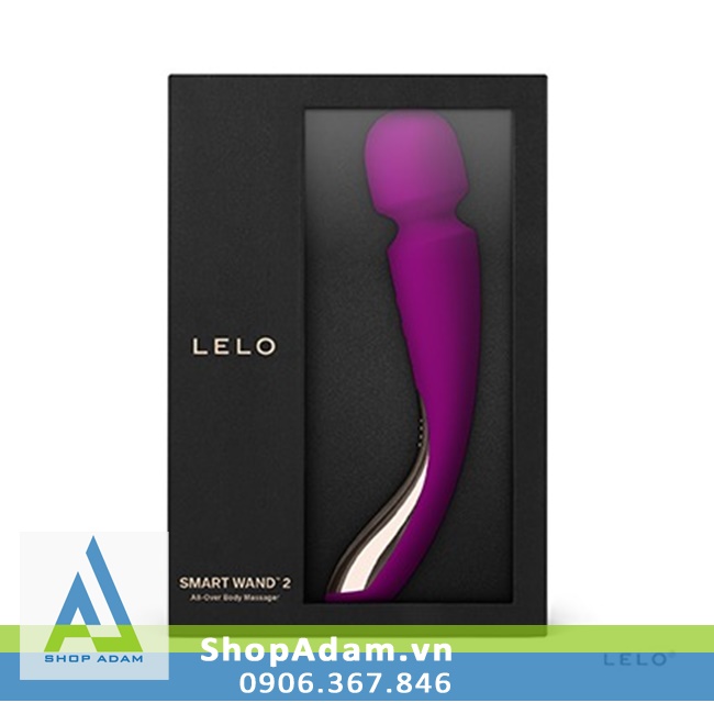 Lelo Smart Wand 2 Medium chày rung cao cấp, siêu mạnh, kích thích âm đạo Lelo Smart Wand 2 Medium chày rung cao cấp, siêu mạnh, kích thích âm đạo