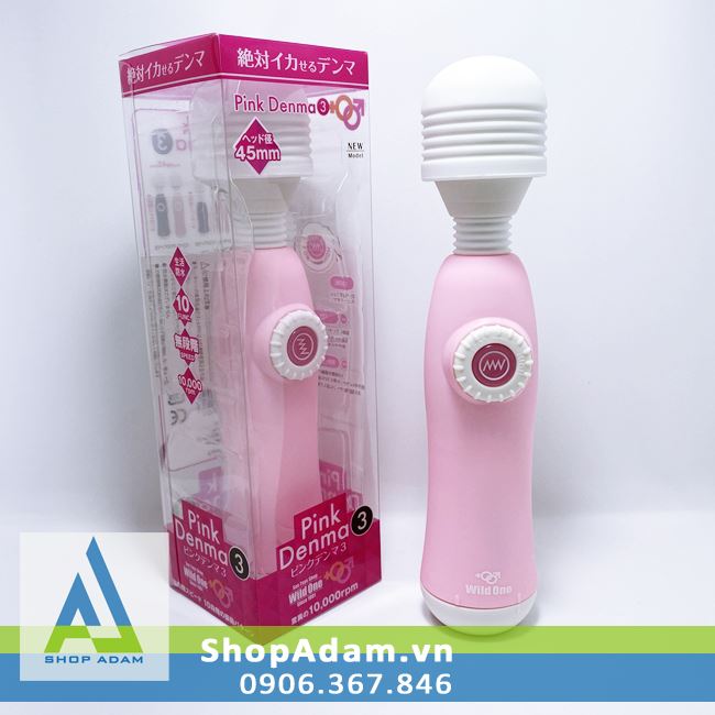  Nơi bán Chày rung cực mạnh massage toàn thân Pink Denma 3 - Nhật Bản chính hãng