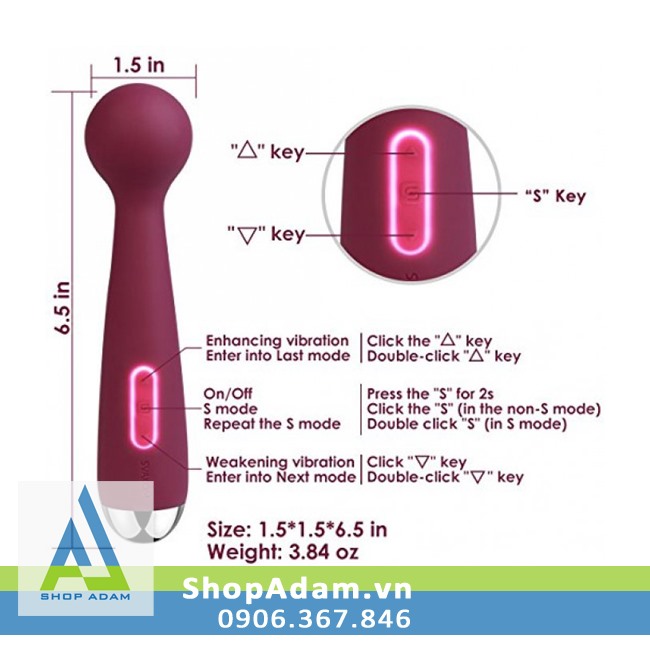 Svakom Mini Emma Rung Điện Massage Nữ Kích Thích Mua Ngay