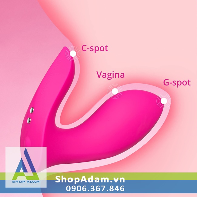  Sỉ Lovense Flexer máy massage điểm G 2 đầu rung chuyển động chính hãng