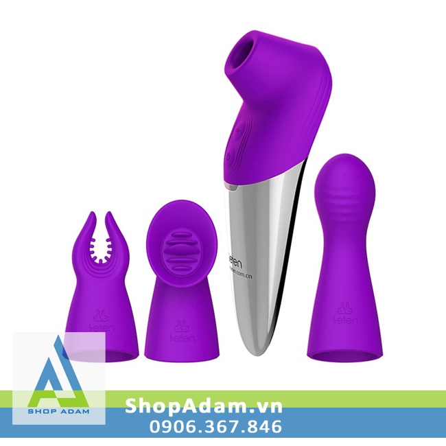 Máy rung hút điểm G Leten Super Strong sưởi ấm, nhiều chế độ rung