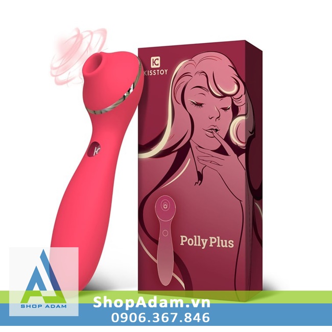 Máy Massage Rung Hút Kistoy Polly Plus Kích Thích Siêu Mạnh