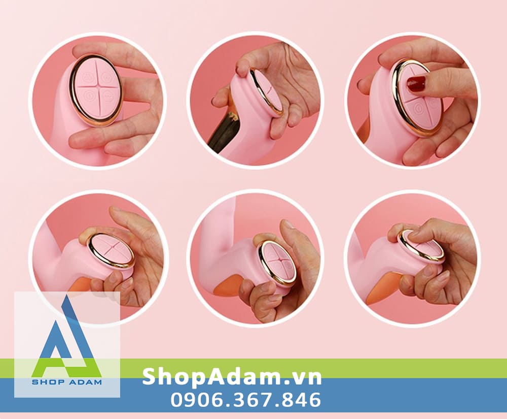  Cửa hàng bán Máy massage điểm G và hậu môn có sưởi ấm Leten Finger Vibrator cao cấp