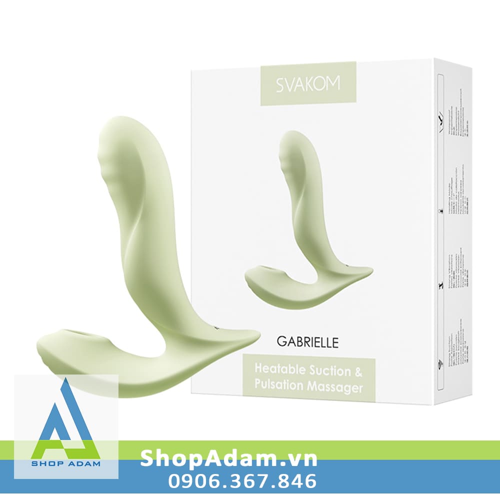  Thông tin Máy mát xa điểm G thụt hút sưởi ấm điều khiển từ xa Svakom Gabrielle giá rẻ