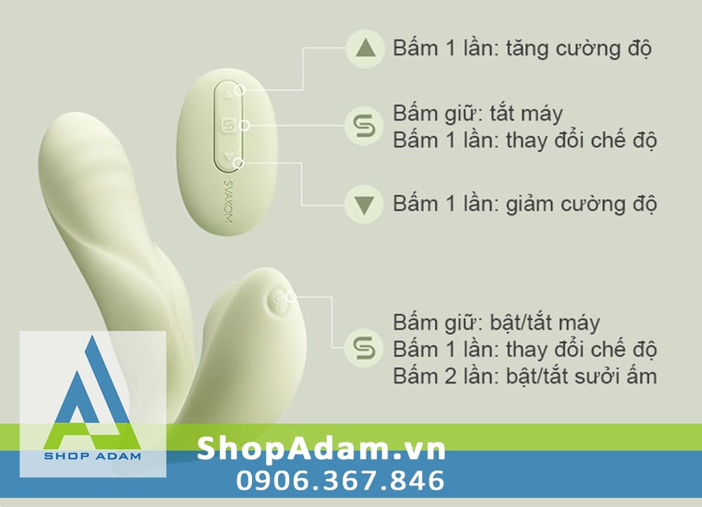  Thông tin Máy mát xa điểm G thụt hút sưởi ấm điều khiển từ xa Svakom Gabrielle giá rẻ