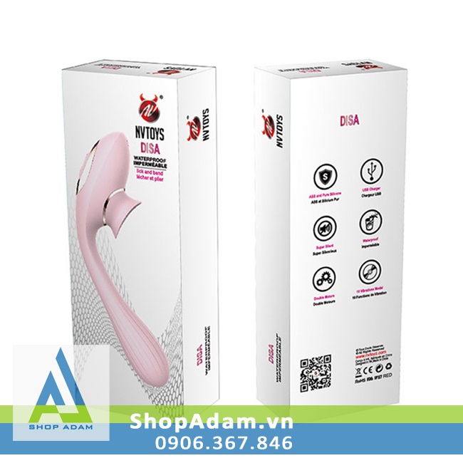  Nhập sỉ Máy thủ dâm cho nữ siêu rung liếm vùng kín Nvtoys Disa giá tốt