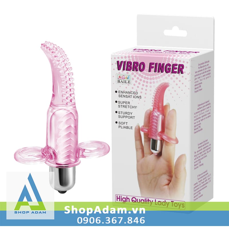  Nhập sỉ Nhẫn rung tình yêu massage âm vật Baile Vibro Finger mới nhất
