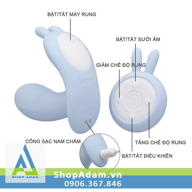 Đồ chơi người lớn nữ Leten điều khiển sóng mạnh ấm áp tiện lợi
