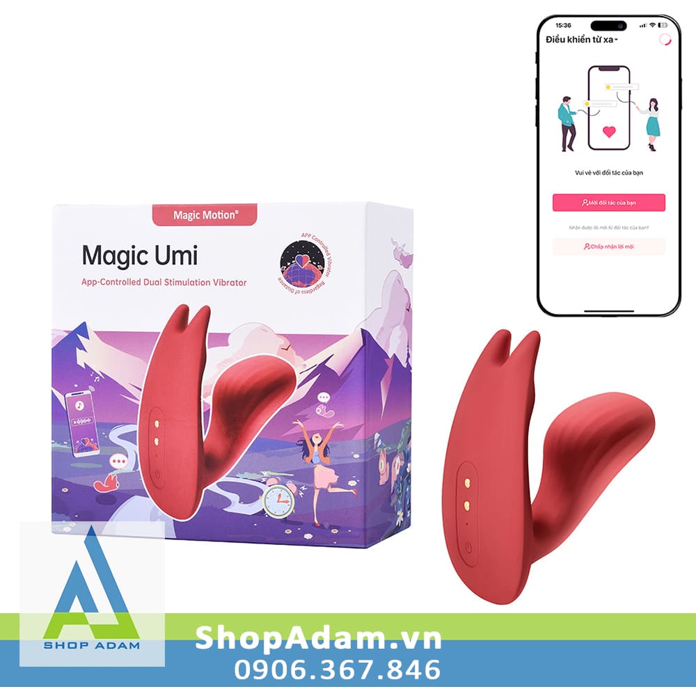  Cửa hàng bán Sex toy nữ massage vùng kín điều khiển từ xa qua App Magic Motion Umi có tốt không?