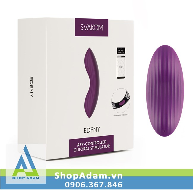 Máy rung trứng mini Svakom Edeny cao cấp điều khiển app tiện lợi