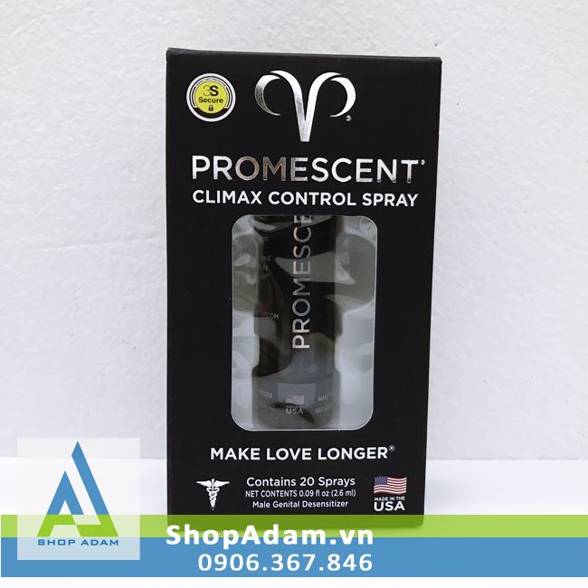 Chai Xịt Chống Xuất Tinh Sớm Promescent USA 2.6ml Chính Hãng Chai Xịt Chống Xuất Tinh Sớm Promescent USA 2.6ml Chính Hãng