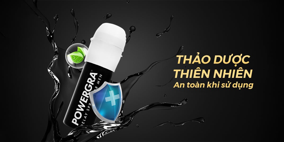 Xịt Powergra Delay For Men 13ml USA - Kéo Dài Phút Giây Thăng Hoa