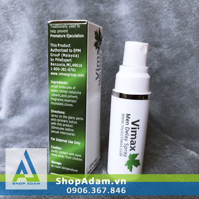 Vimax xịt thảo dược Canada giúp kéo dài thời gian quan hệ hiệu quả