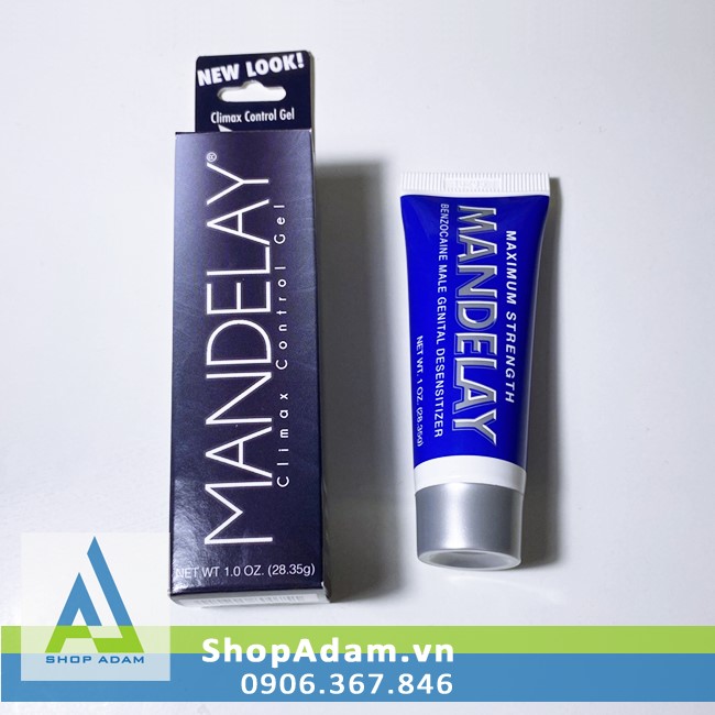 Gel bôi trơn Mandelay Mỹ chống xuất tinh sớm kéo dài cuộc yêu