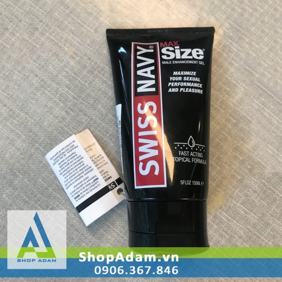  Cửa hàng bán Swiss Navy Max Size kem bôi cương dương kéo dài thời gian quan hệ cho nam của Mỹ - 150ml mới nhất